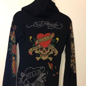 Ed Hardy | Tops | Ed Hardy Sweater Size 